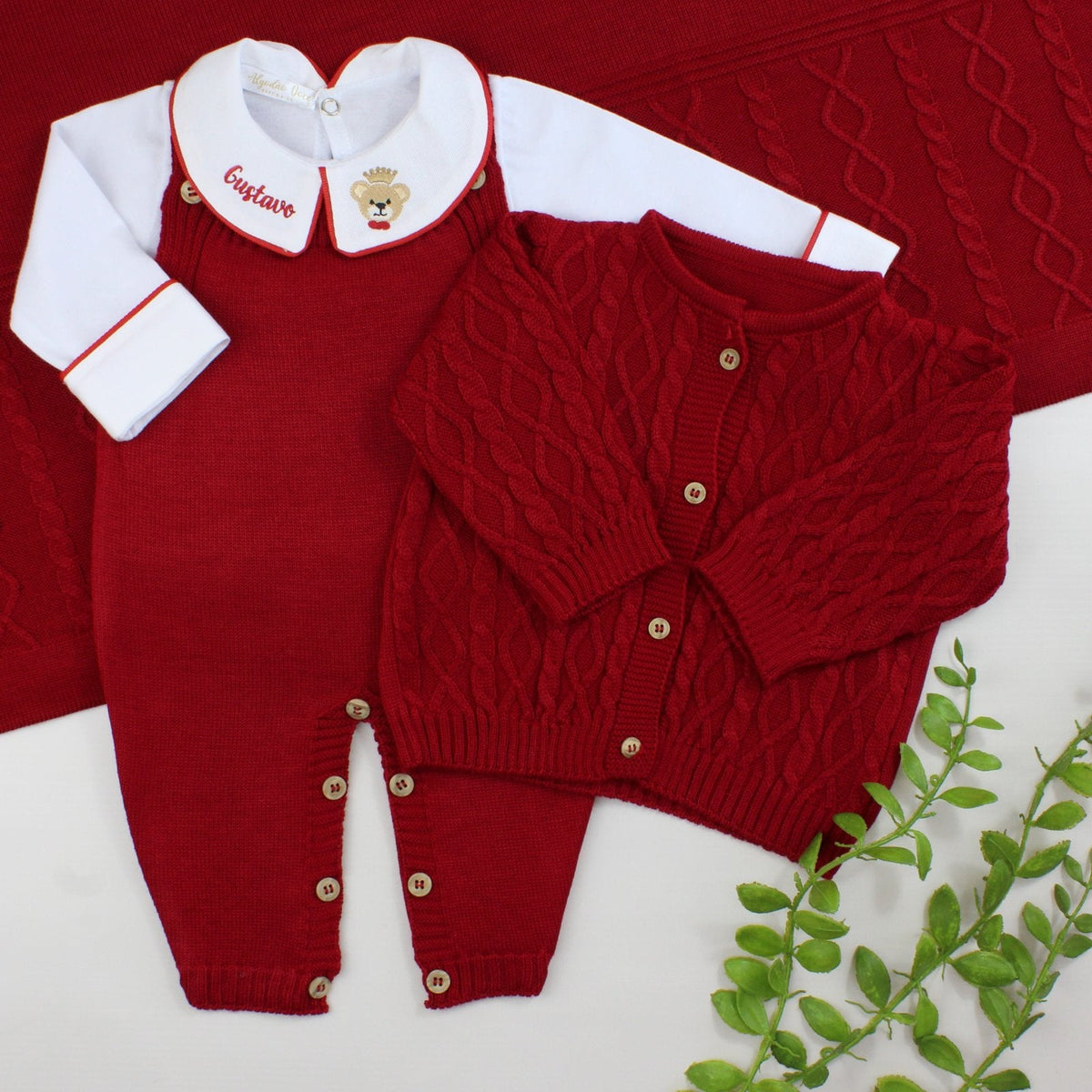 Kit Saída Maternidade Completa Vinícius | Personalize Com o Nome do Seu Príncipe