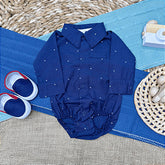 Kit 2 Body Camisa de Tecido Manga Longa