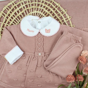 Kit Saída Maternidade Nicole Body bordado- Personalize Com o Nome da Sua Princesa