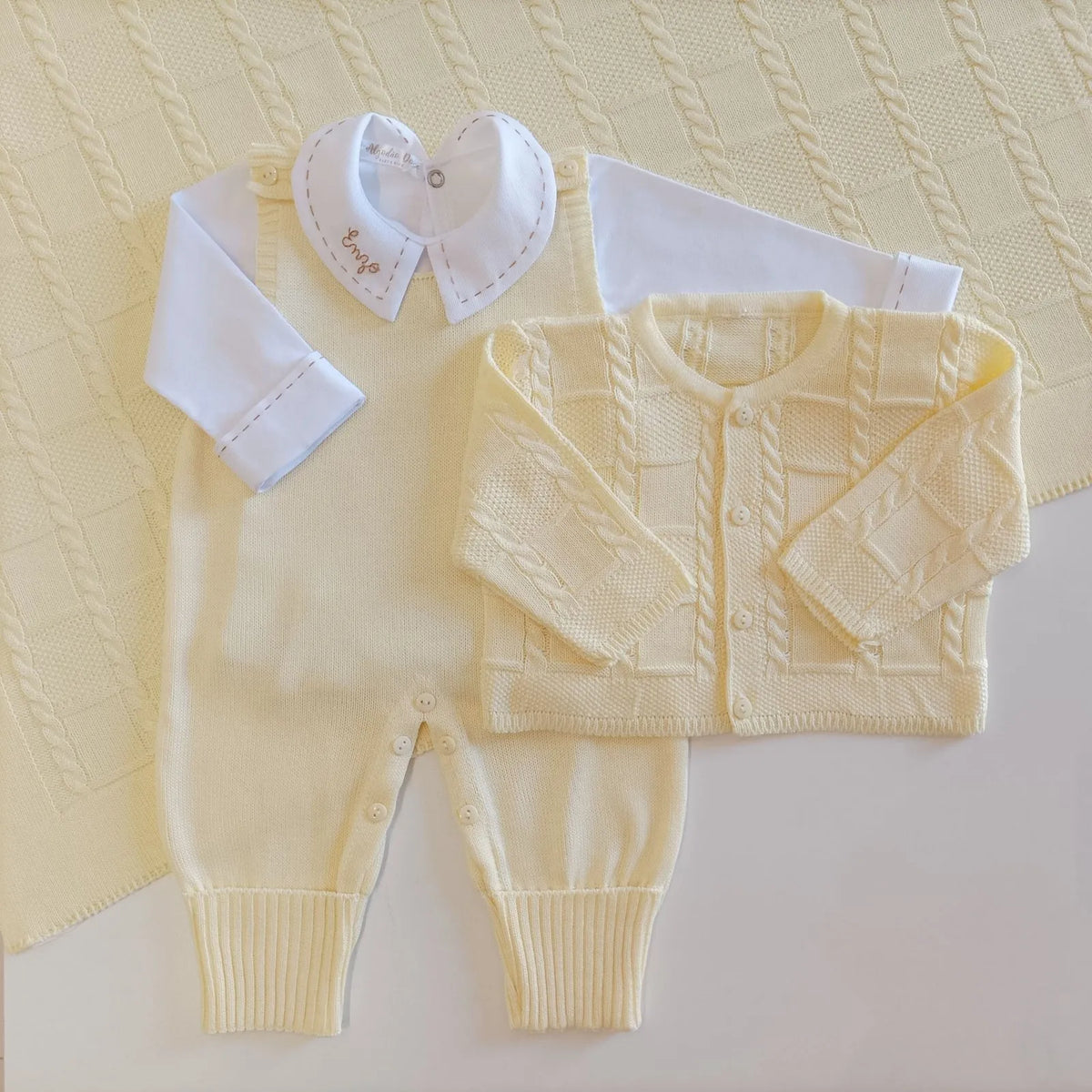 Kit Saída Maternidade Completa Itália | Personalize Com o Nome do Seu Príncipe