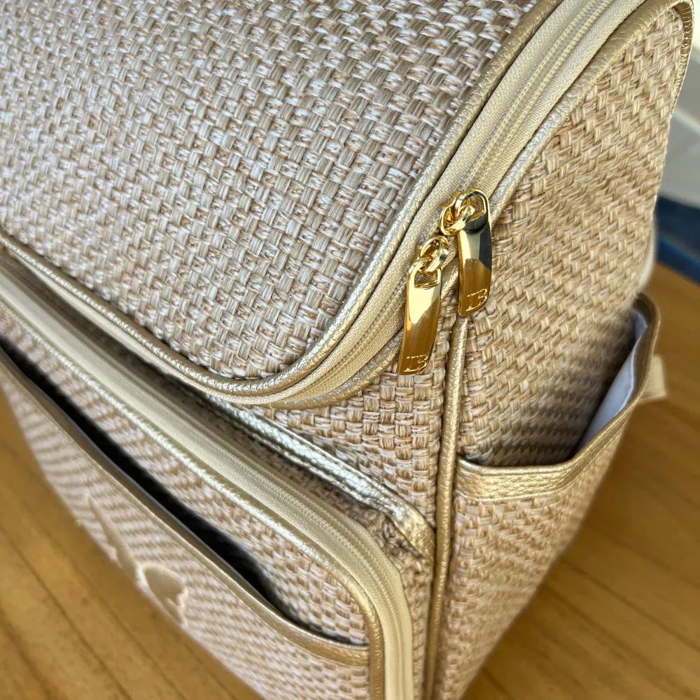 Kit Baby 4 Personalizado - Palha Ouro | Borboleta