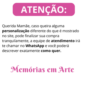 Kit de Fraldinha Personalizado com Nome do Bebê | 6 Peças Personalizadas