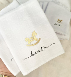 Kit de Fraldinha Personalizado com Nome do Bebê | 6 Peças Personalizadas