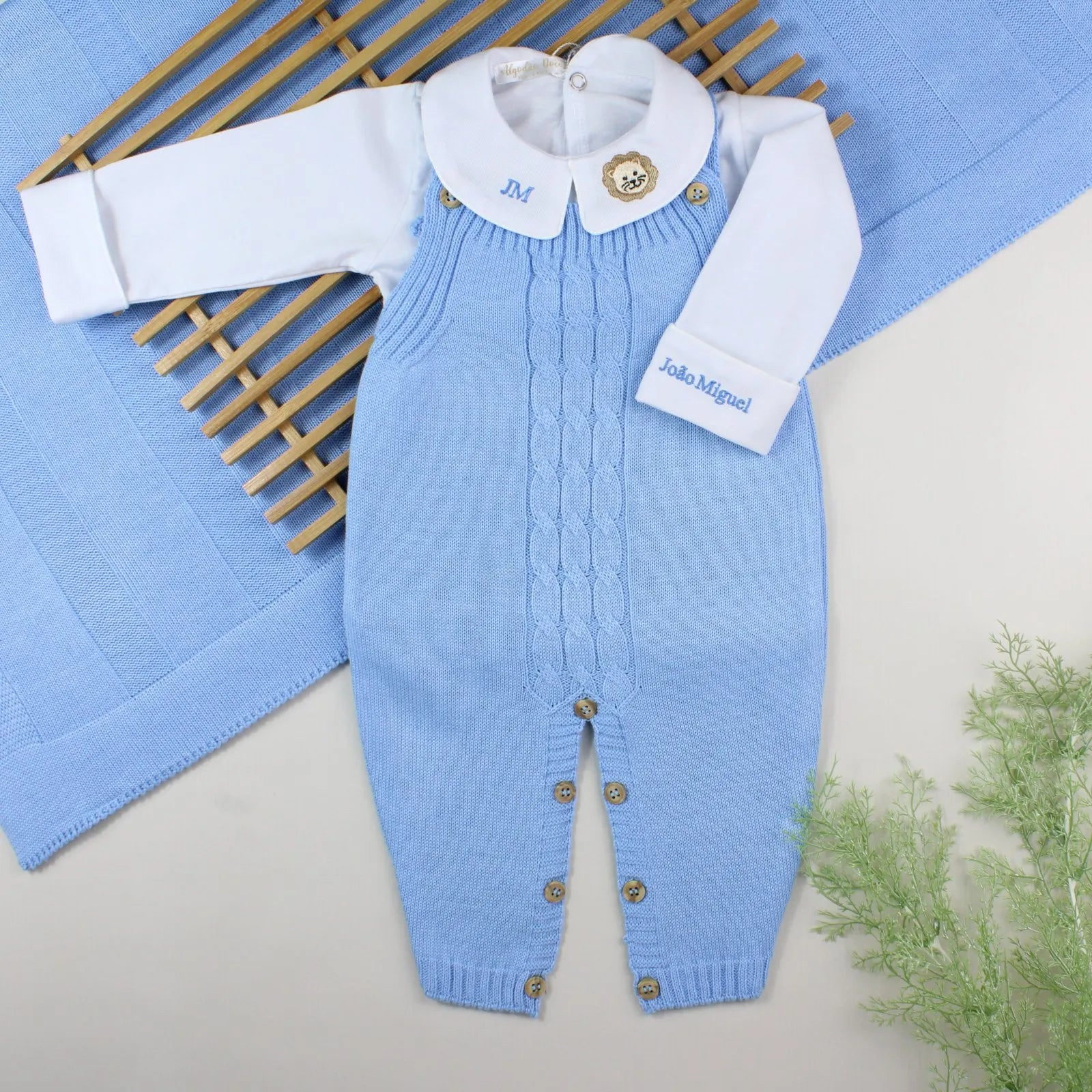 Kit Saída Maternidade Completa Benicio | Personalize Com o Nome do Seu Príncipe