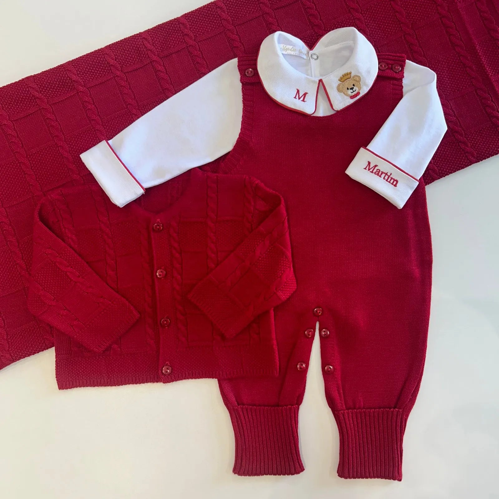 Kit Saída Maternidade Completa Itália | Personalize Com o Nome do Seu Príncipe