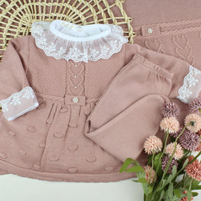 Kit Saída Maternidade Nicole Body renda- Personalize Com o Nome da Sua Princesa