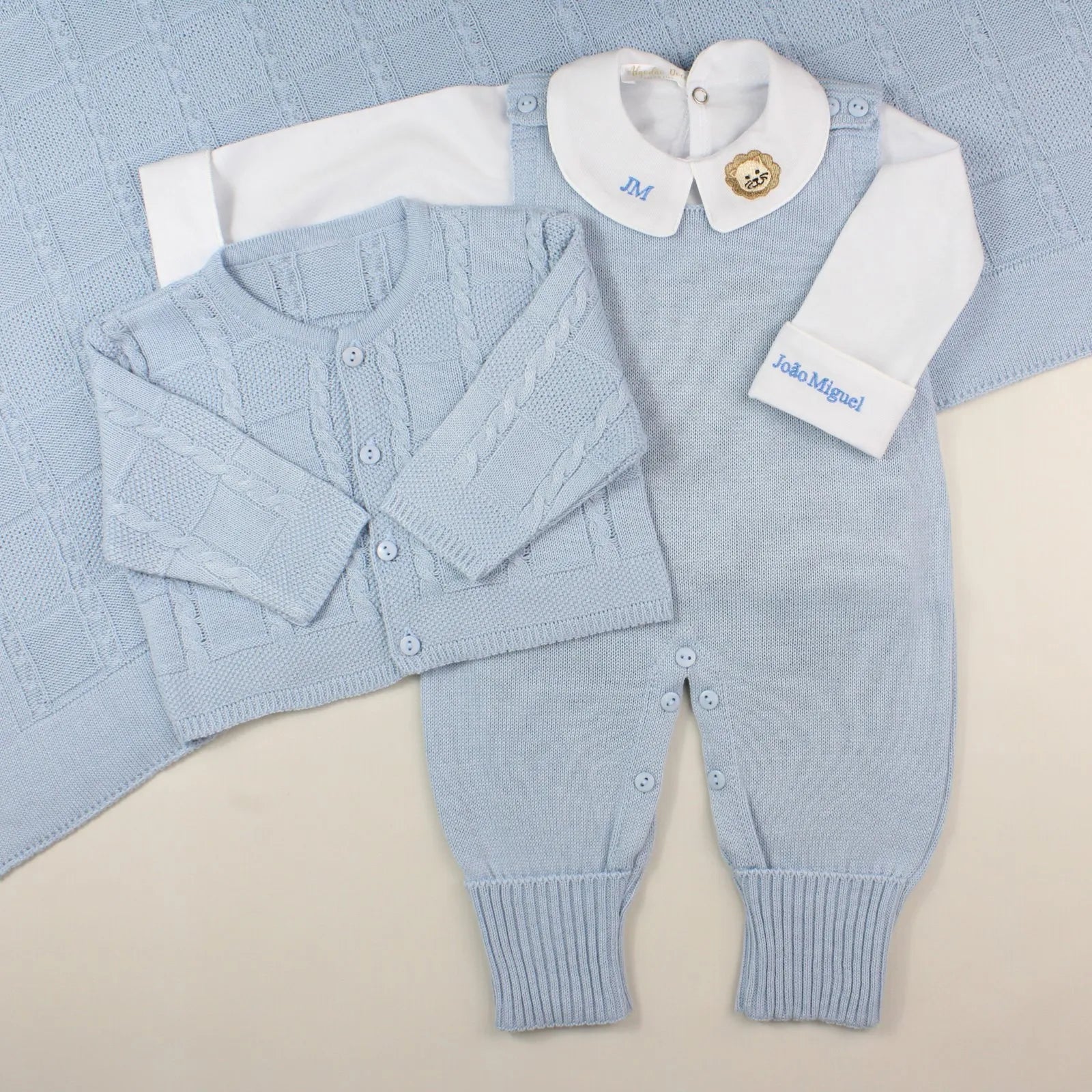 Kit Saída Maternidade Completa Itália | Personalize Com o Nome do Seu Príncipe