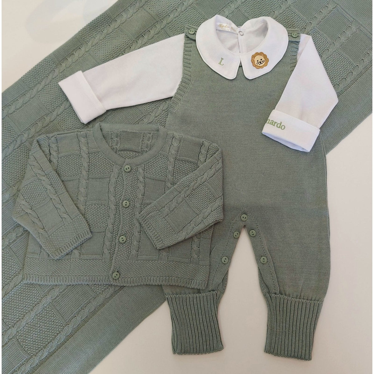 Kit Saída Maternidade Completa Itália | Personalize Com o Nome do Seu Príncipe