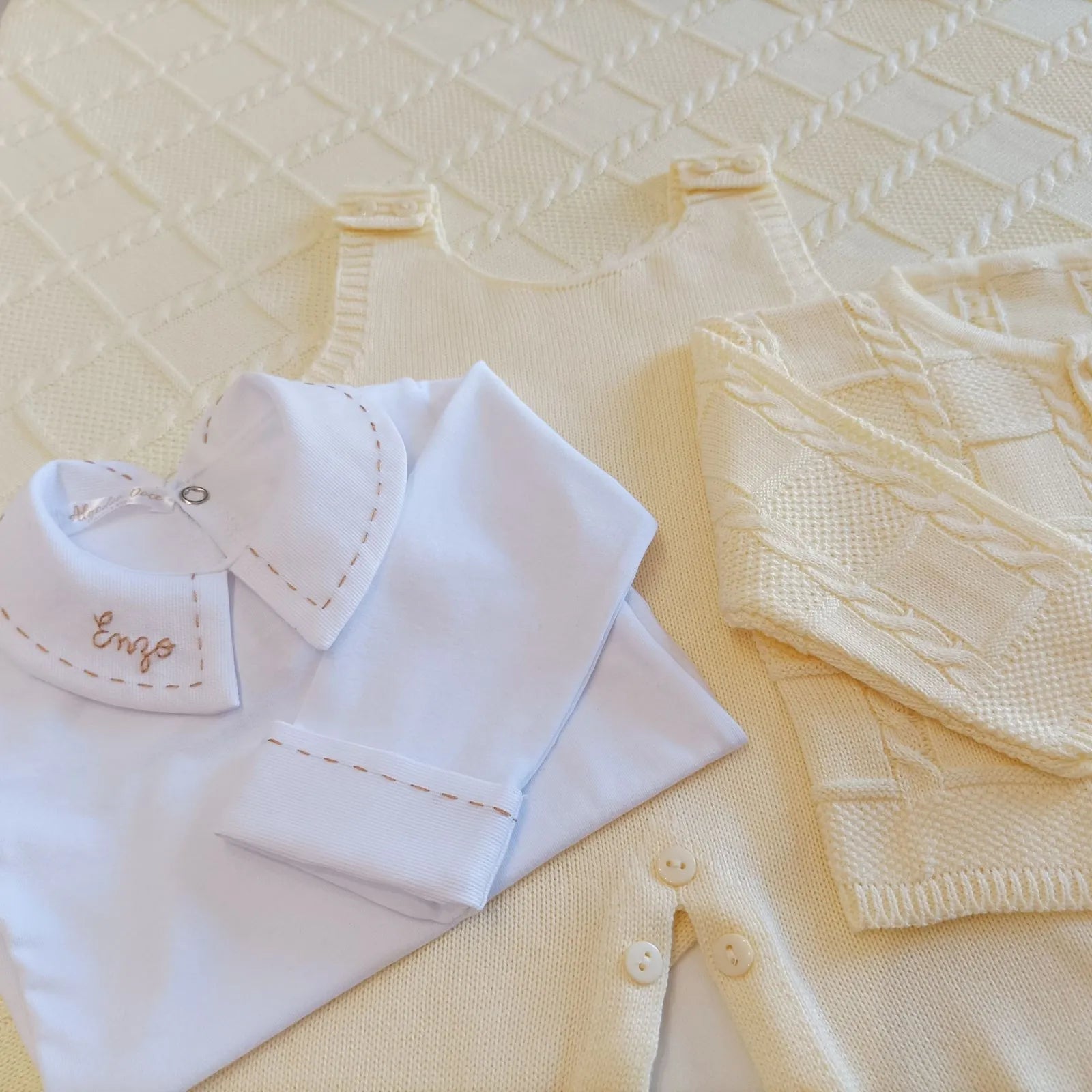 Kit Saída Maternidade Completa Itália | Personalize Com o Nome do Seu Príncipe