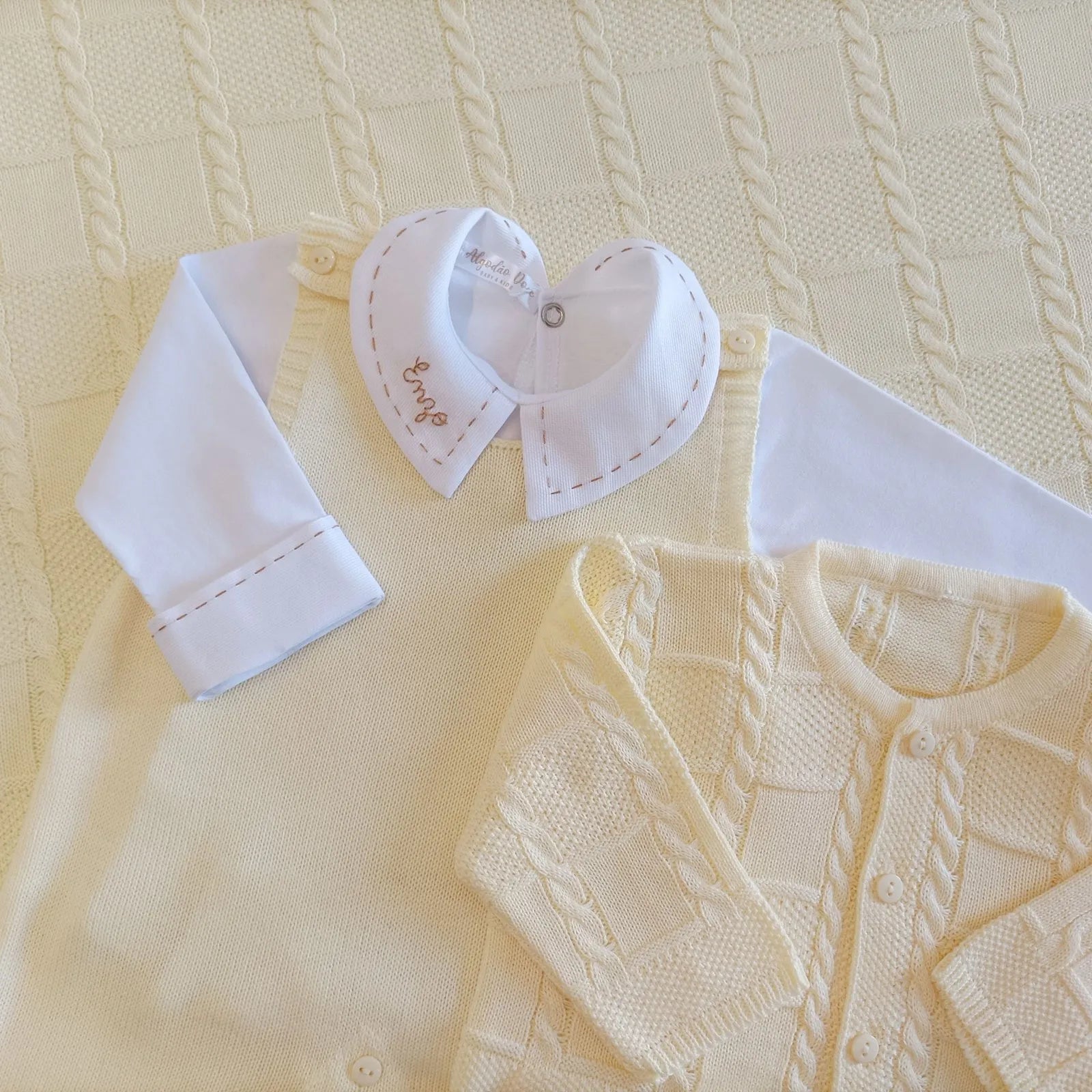 Kit Saída Maternidade Completa Itália | Personalize Com o Nome do Seu Príncipe